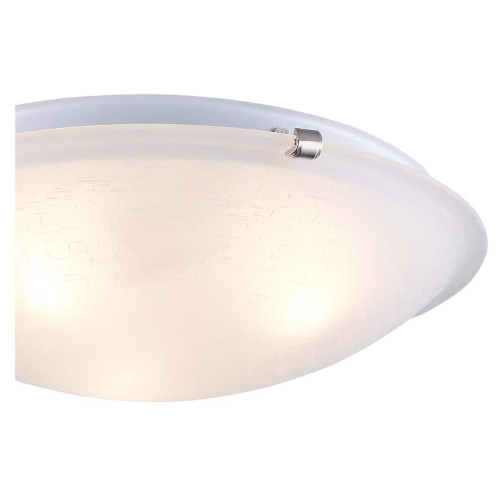 Constellation 16" Brushed Nickel Indoor/Outdoor Flush Mount Light