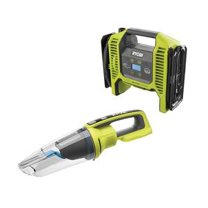 ONE+ 18V Cordless Dual Function Inflator/Deflator with Cordless Wet/Dry Hand Vacuum (Tools Only)