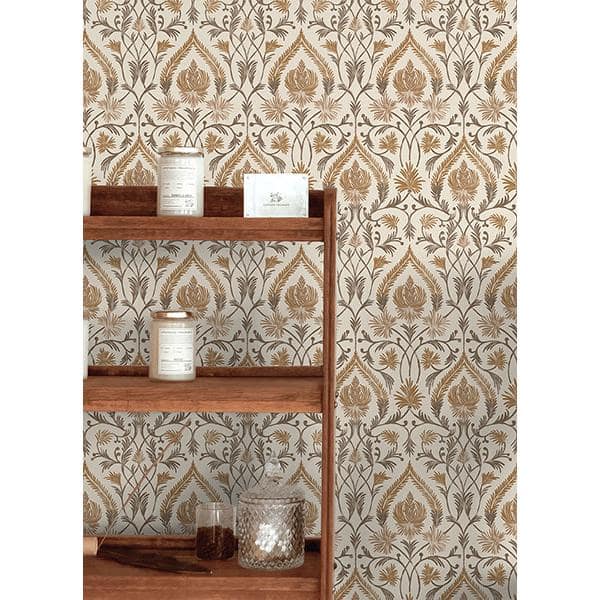 Isle Brown Peel and Stick Wallpaper