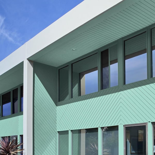 5 gal. #P430-2 Aqua Wish Satin Exterior Paint