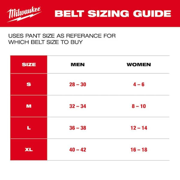 Milwaukee - Large FREEFLEX Nylon Webbing 1.5" Belt