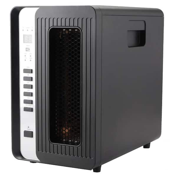 Optimus 1320-Watt Electric Infrared Quartz Heater with Remote and LED Display