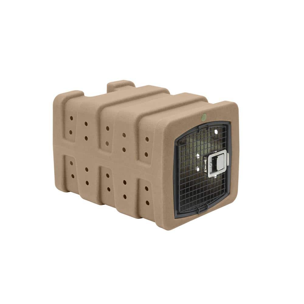 Medium Coyote Granite Polyethylene Dog Kennel