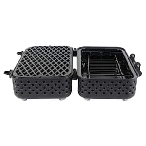 Tabletop Portable Charcoal Grill in Black
