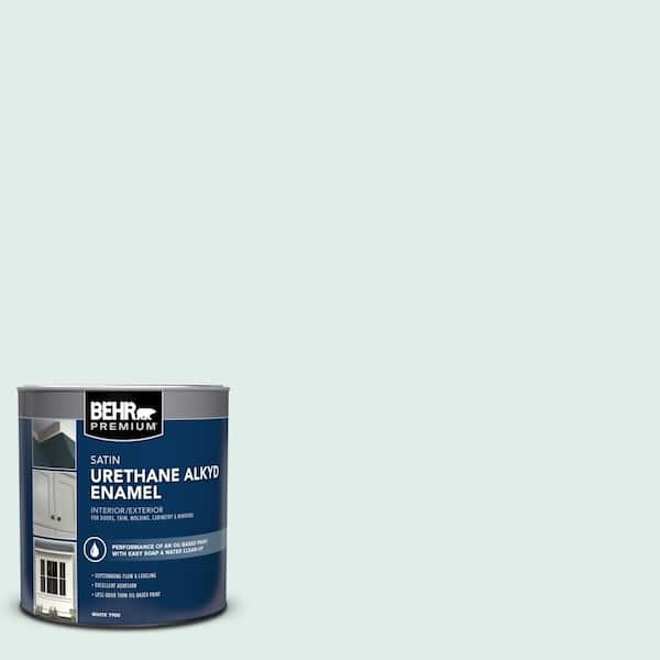 1 qt. #500E-1 Cumulus Satin Enamel Urethane Alkyd Interior/Exterior Paint