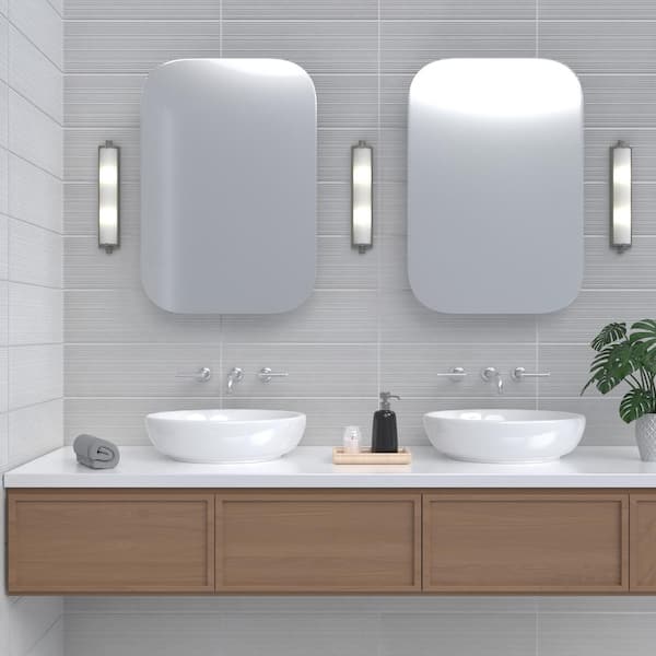 Rhetoric Aristotle White 8 in. x 24 in. Glazed Ceramic Wall Tile (12.8 sq. ft./Case)