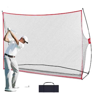 Golf Practice Hitting Net 10.8 x 7 ft. Golf Net Personal Driving Range for Indoor Outdoor Use Portable Home Golf Aid Net