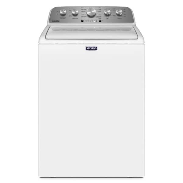 Maytag 4.5 cu. ft. High-Efficiency White Top Load Washer Machine with Deep Water Wash and PowerWash Cycle 0