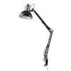 Globe Electric 32 in. Multi-Joint Metal Clamp Black Desk Lamp 56963 - The  Home Depot