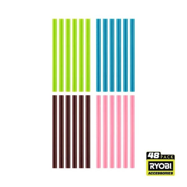 RYOBI 48PC Mini Size Glue Sticks (Variety)