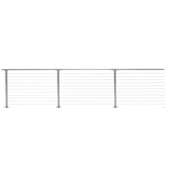 26 ft. Deck Cable Railing, 36 in. Base Mount, Grey