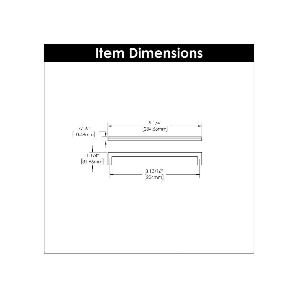 Modern Brass Steel Cabinet Handle with Mounting Hardware