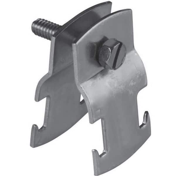 NEWHOUSE ELECTRIC 2 in. Universal Pipe Clamp for Strut Channel Accessory in Silver