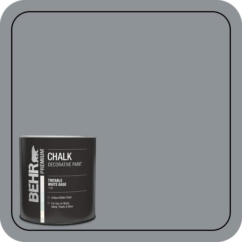 BEHR PREMIUM 1 qt. #PPU18-04 Dark Pewter Interior Chalk Decorative