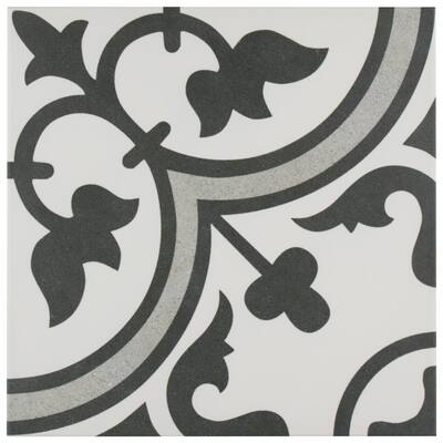 Take Home Tile Sample - Arte Grey 9-3/4 in x 9-3/4 Porcelain