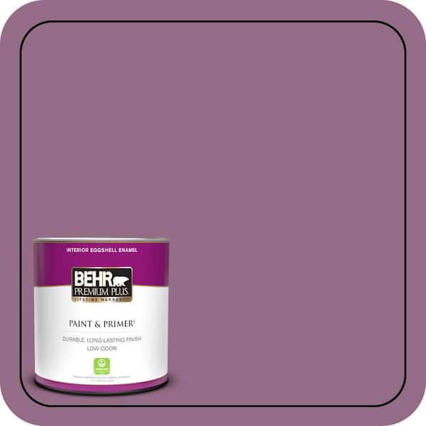 BEHR PREMIUM PLUS 1 qt. #M110-6 Sophisticated Lilac Eggshell Enamel Low Odor Interior Paint & Primer