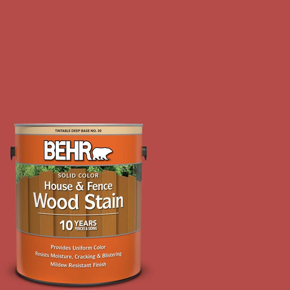1 gal. #T17-18 Hot and Spicy Solid Color House and Fence Exterior Wood Stai