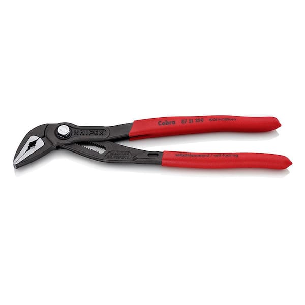 KNIPEX 10 in. Cobra Series Pliers with Extra-Slim Nose for Tight Spaces