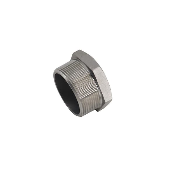 3 in. 316 Stainless Steel 150 lbs. Threaded Hexagon Head Plug