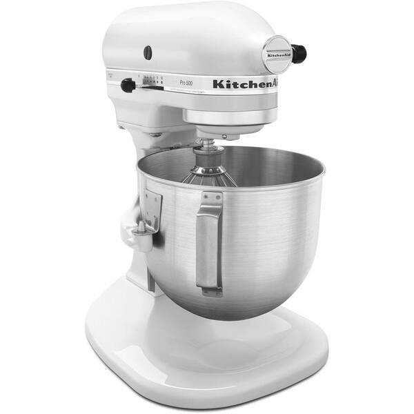 KitchenAid Pro500 Series 5 qt. Stand Mixer in White-DISCONTINUED