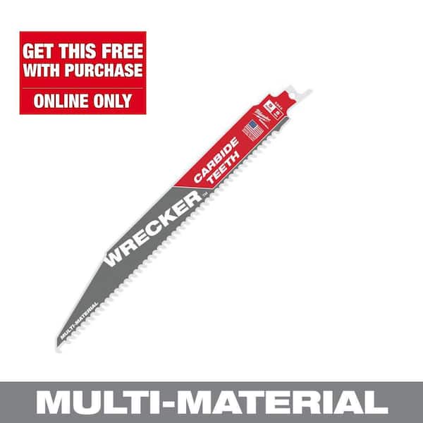 9 in. 6 TPI WRECKER Carbide Teeth Multi-Material Cutting SAWZALL Reciprocating Saw Blade (1-Pack)
