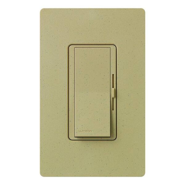 Lutron Diva Dimmer Switch for Incandescent and Halogen Bulbs, 600-Watt/Single Pole or 3-Way, Mocha Stone (DVSC-603P-MS)