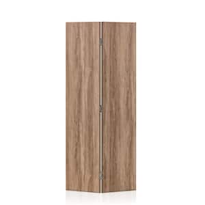 CALHOME 34 in. x 82 in. x 3/4 in. Thickness Hollow Core Walnut