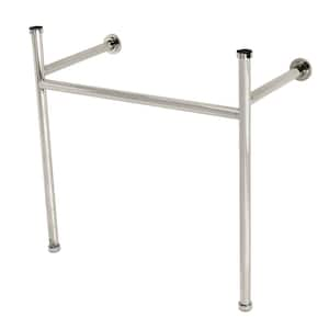 Hartford Stainless Steel Console Sink Leg in Polished Nickel