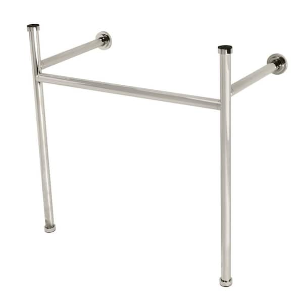 Kingston Brass Hartford Stainless Steel Console Sink Leg in Polished Nickel