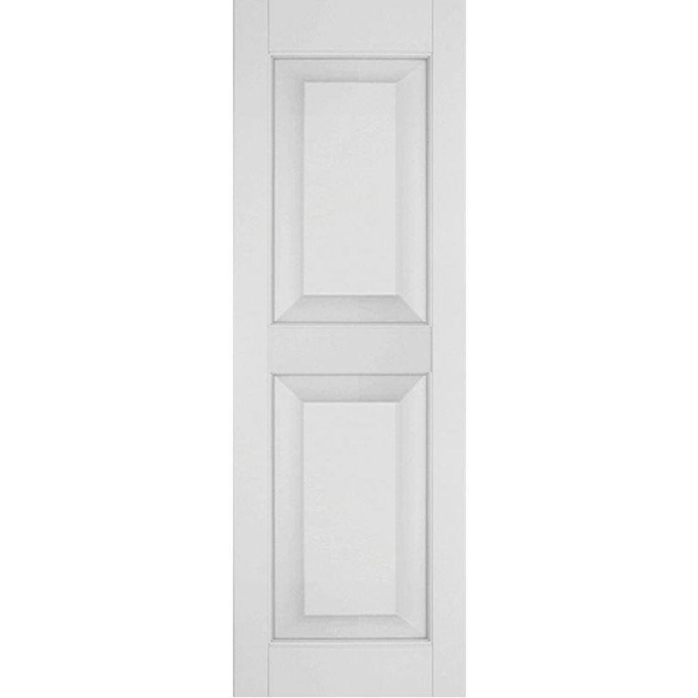 12 in. x 61 in. Exterior Real Wood Pine Raised Panel Shutters Pair Primed price history on PriceWatchPro