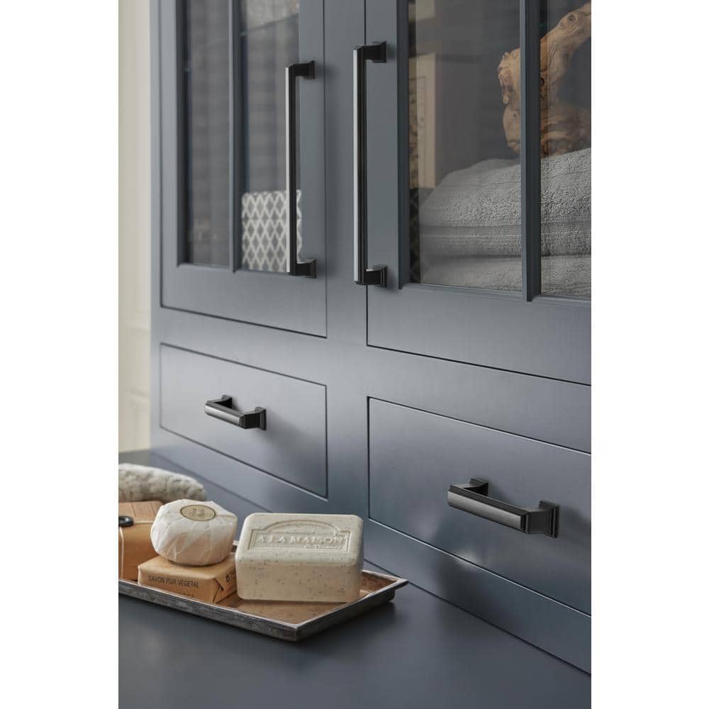 Matte Black Traditional Bronze Cabinet Bar Pull with Mounting Hardware