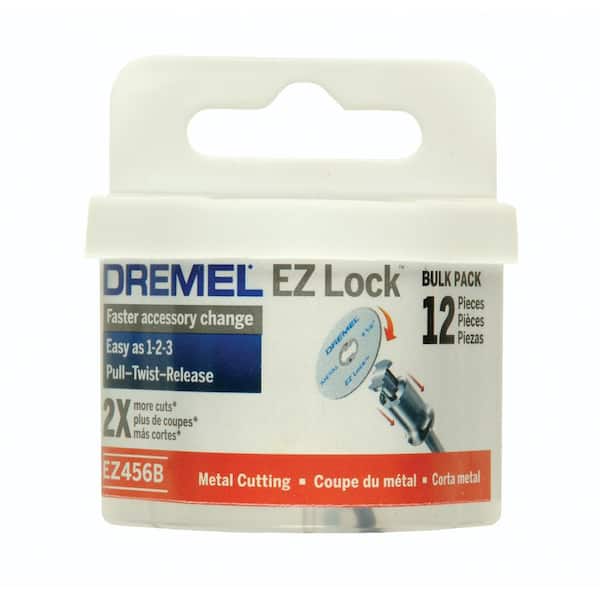 Dremel EZ Lock 1-1/2 in. Rotary Tool Metal Cut-Off Wheels for Metal (12-Pack)