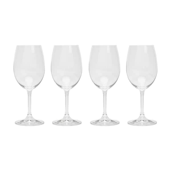 David Shaw Designs 12 oz. Modern White Wine Glass Set (Set of 4)