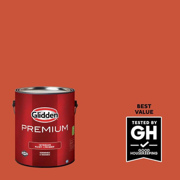 Cinnamon☆☆☆☆☆ Glidden Premium 1 gal. PPG1193-7 Cinnamon Stone Satin Interior