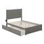 AFI NoHo Grey Queen Bed with Footboard and Twin Extra Long Trundle ...