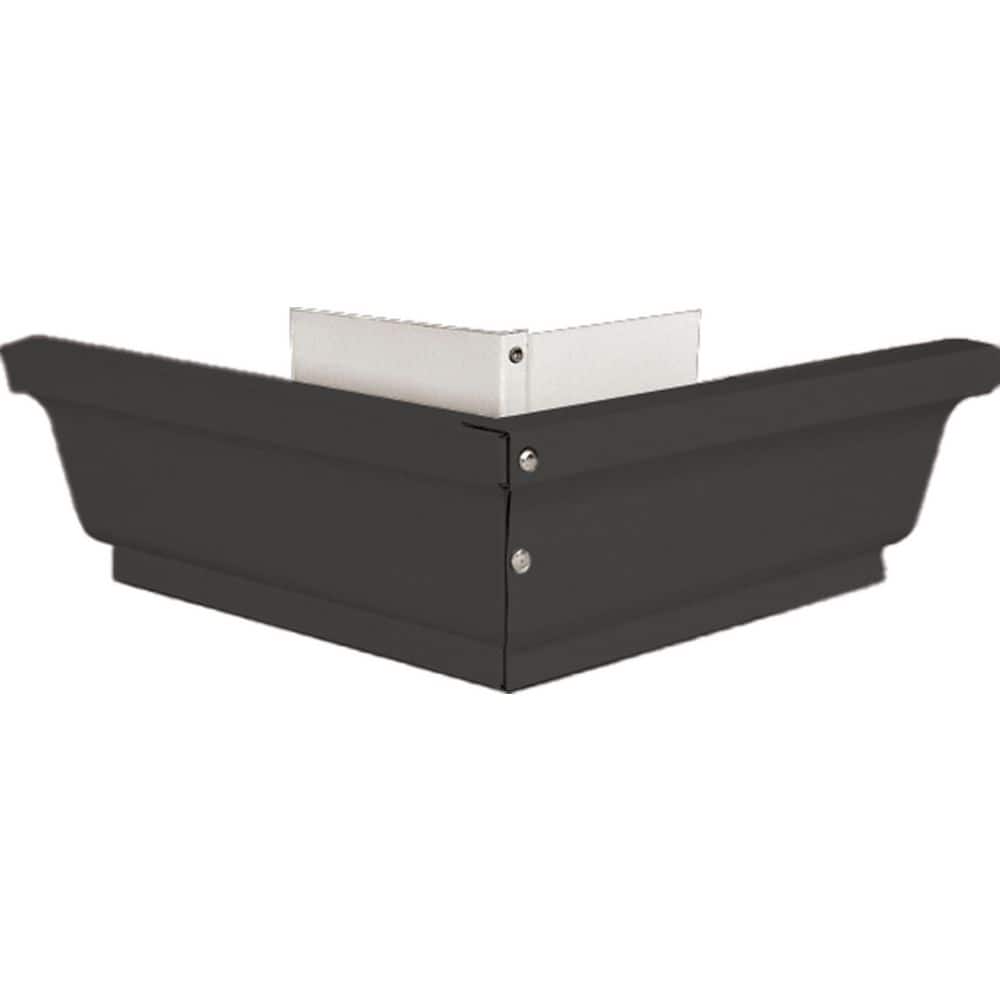 Gibraltar Building Products 5 in. White Aluminum KStyle Gutter Outside