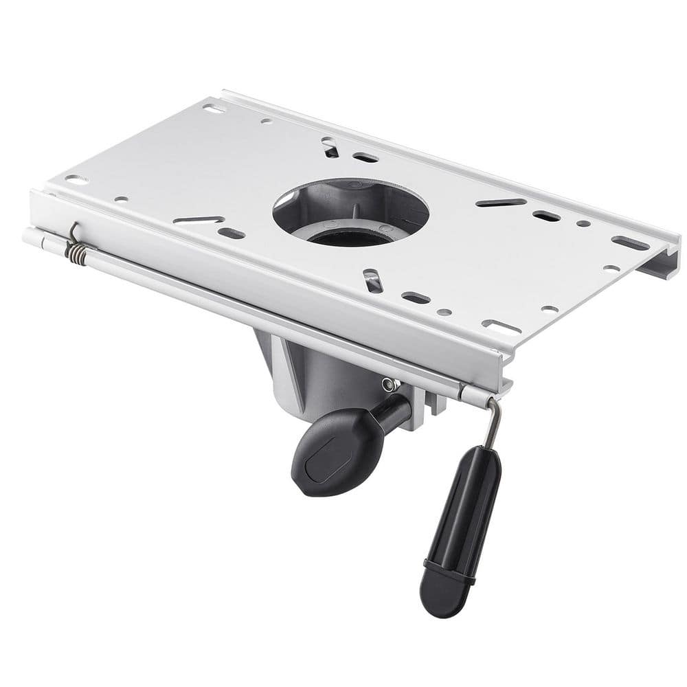 Boat Seat Pedestal, Aluminum Alloy Chair Base with Slide, 5-in. Sliding Travel, Forward & Backward Sliding Adjustment price history on PriceWatchPro