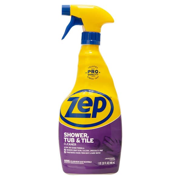 Zep 32 Oz Shower Tub And Tile Cleaner, Ceramic Floor Tile Cleaner Home Depot