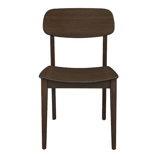 Greenington 2-Piece Currant Black Walnut Dark Wood Side Chair
