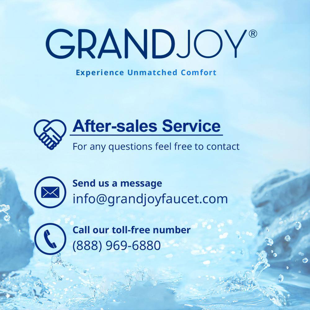 Grandjoy Rose Gold LED Ceiling Mount Shower System with Handheld and Jets