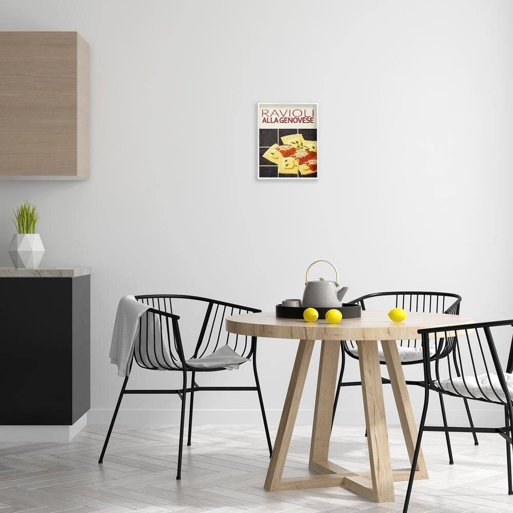 Ravioli Classic Kitchen by Kim Allen White Framed Food Giclee Art Print 14 in. x 11 in. price history on PriceWatchPro