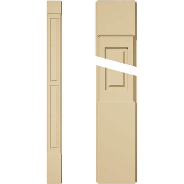 Ekena Millwork 2 in. D x 8 in. W x 96 in. L Primed Polyurethane Pilaster 1- Pack