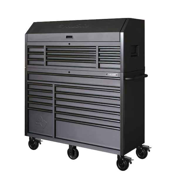 3-Drawer Tool Chest Tool Box Rooling Tool Storage with Wheels Tool Cabinet Tool Organizer 2 in 1 Large Tool Cart with Lockable Sliding Drawer for Garage，Warehouse Black 