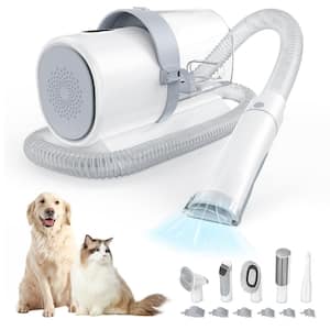 Professional Dog Grooming Clippers Pet Hair Trimmer w/2.5L Cup, 3 Suction Modes, Cordless Clippers, 5 Groomer Tools