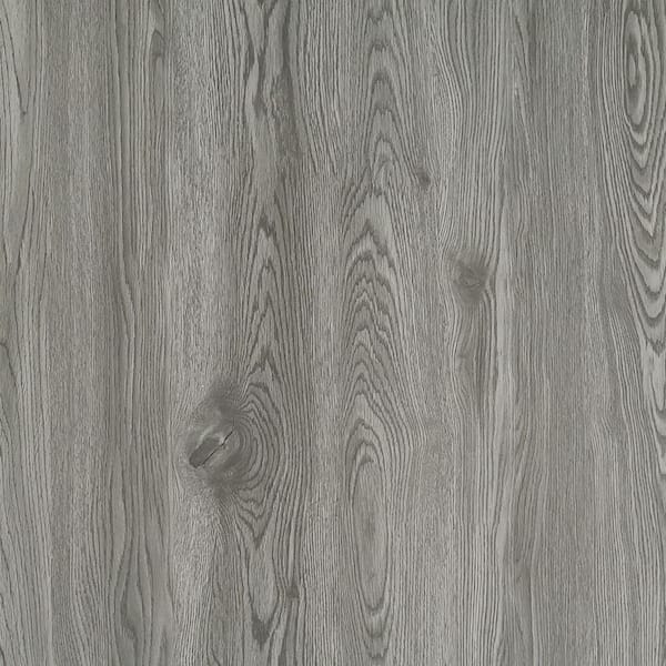 Take Home Sample - BaseCore 6 in. W x 12 in. L Greyscale Peel and Stick Luxury Vinyl Flooring