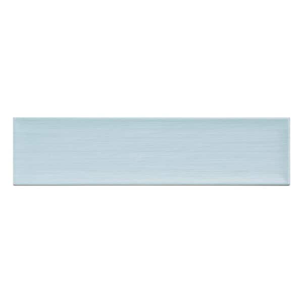 Ganberry Rectangle 16 in. x 16 in. Matte Cado Green Ceramic Subway Tile (10.76 sq. ft./Case)
