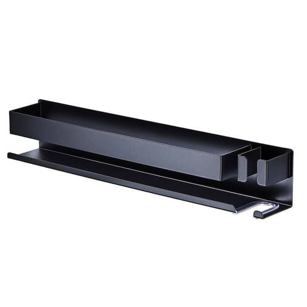 Wudkey 18.3 in. Wall Mounted Hair Tool Organizer, Curling Iron