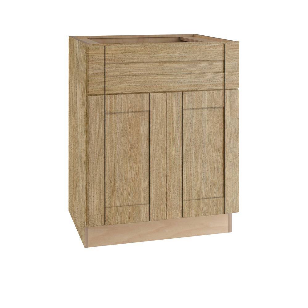 Washington 27 in. W x 21 in. D x 34.5 in. H Assembled Plywood Base Bath Kit