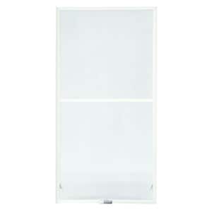 35-7/8 in. x 50-27/32 in. 200 and 400 Series White Aluminum Double-Hung TruScene Window Screen