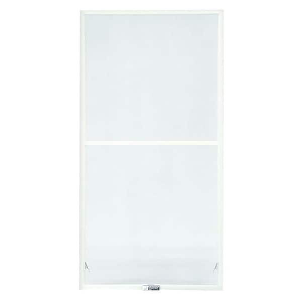Andersen 35-7/8 in. x 50-27/32 in. 400 and 200 Series White Aluminum Double-Hung Window TruScene Insect Screen